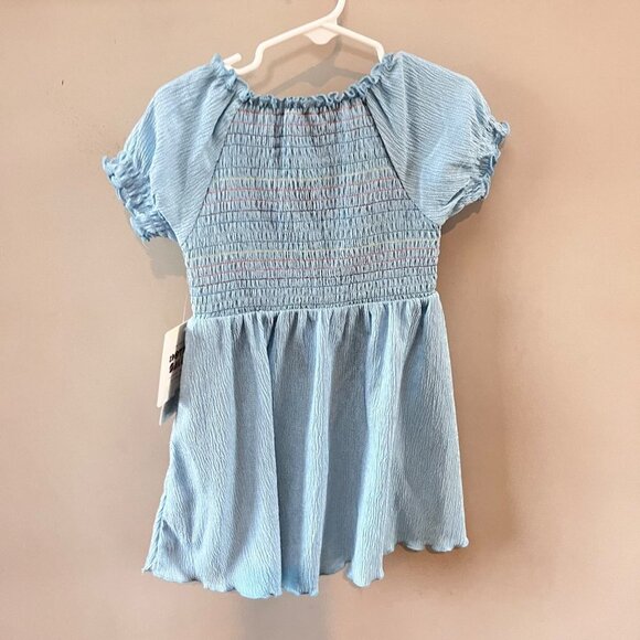 DotDotSmile Fashion Collection NEW Blue Rainbow Smocked Dress- Size‎ 2T - Picture 3 of 4